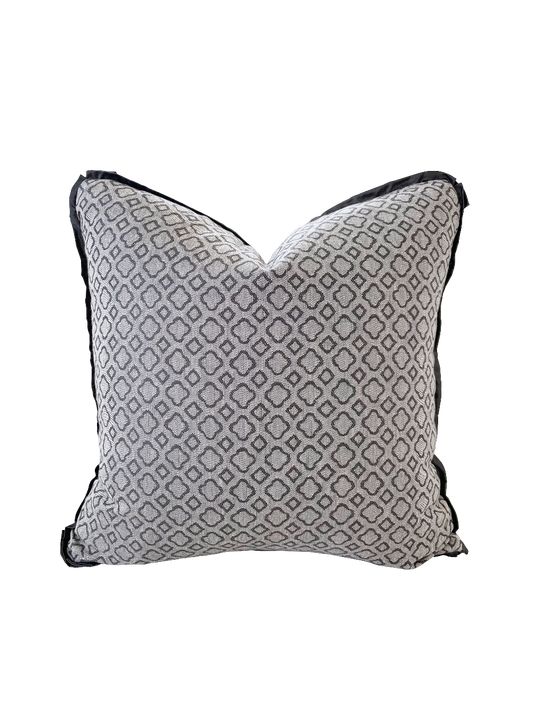 Lee Jofa Suzanne Kasler Castille with Contrasting Silk Flange Pillow
