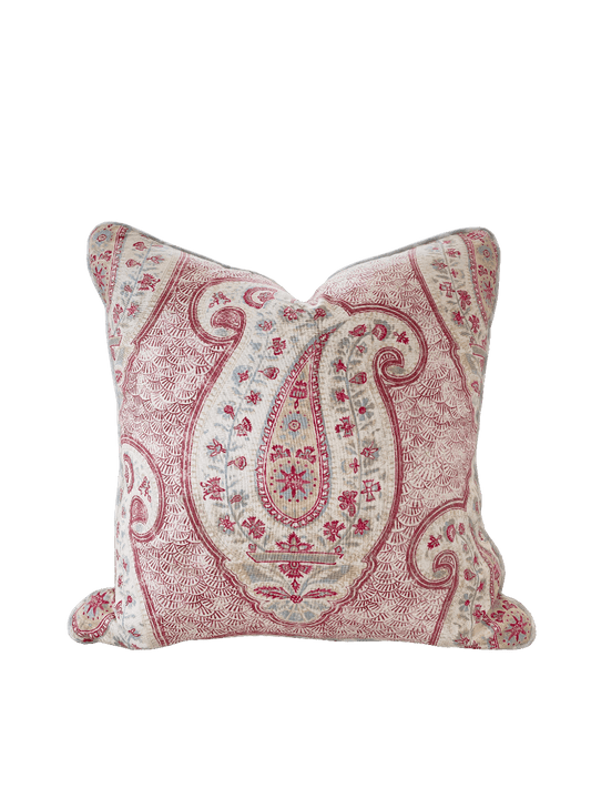 Ralph Lauren Home Stepping Stone Paisley with contrast welt Pillow