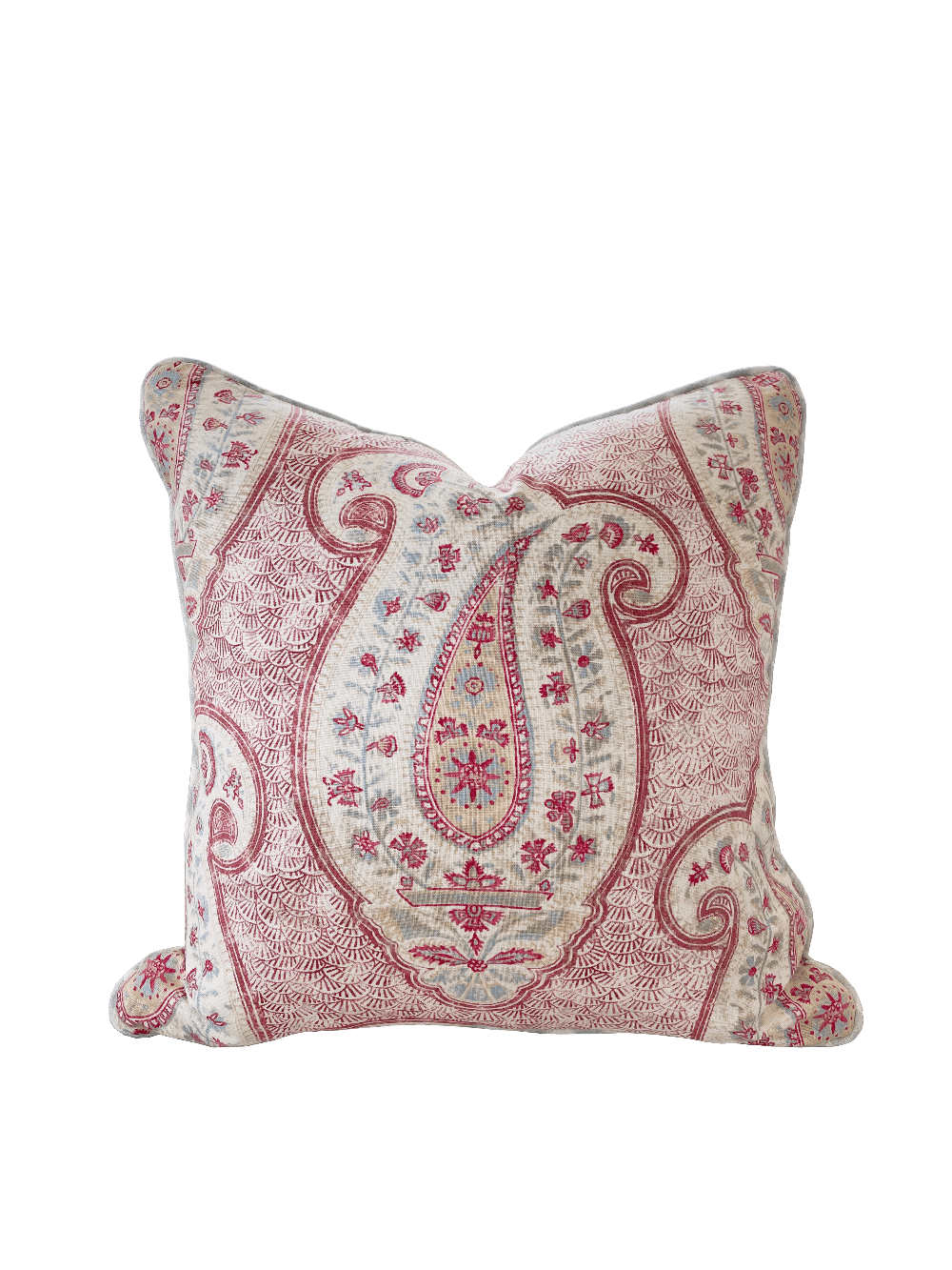 Ralph Lauren Home Stepping Stone Paisley with contrast welt Pillow